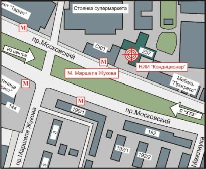 Розташування ТОВ 'ВКФ ХАГ' на карті.